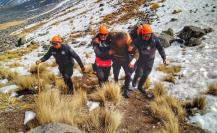 Nevado de Toluca: rescatan a excursionista tras caída en el volcán