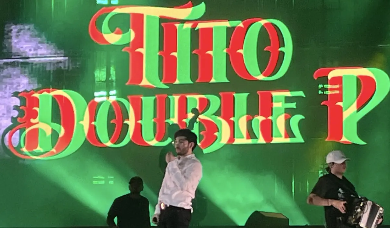 Tito Double P hace retumbar la CDMX con sus corridos bélicos Foto: Luis Ortega