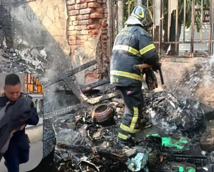 Policías salvan a niños de un incendio, serán ascendidos