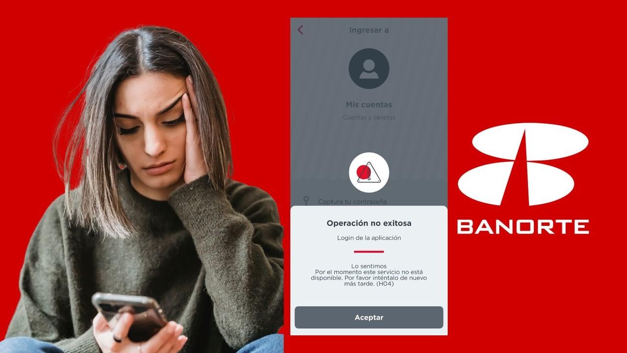 Usuarios reportan fallas en la App Banorte. Foto: POSTA México