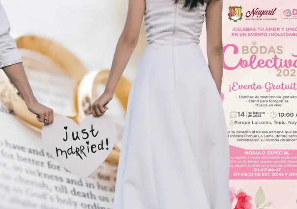 ¡El amor en el aire! Nayarit celebra el 14 de febrero con bodas colectivas, conoce los requisitos