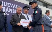 Héctor García entrega 63 reconocimientos a policías destacados de Guadalupe