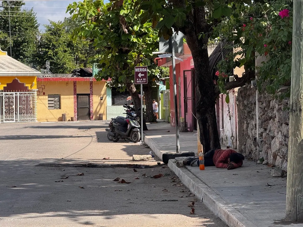 Así luce el sitio donde El Güero perdió la vida en Tekit