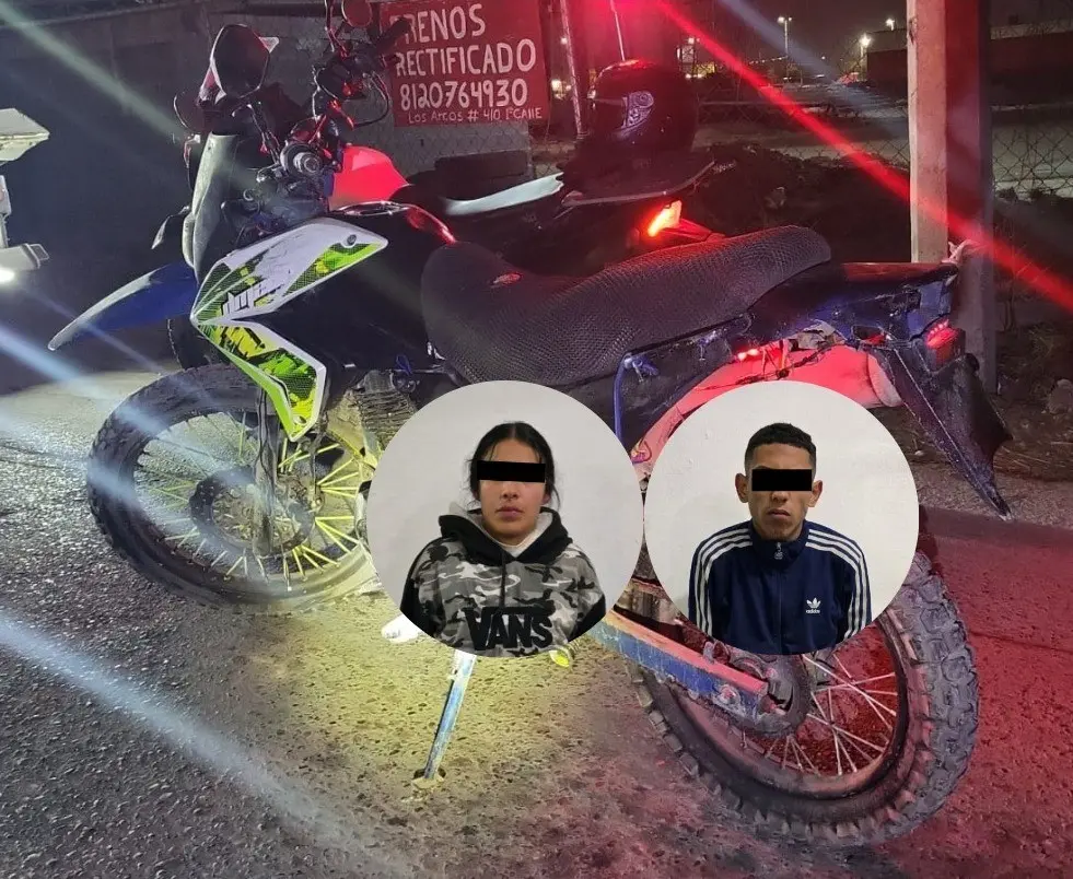 VIDEO | Policía de Guadalupe captura a pareja con droga tras persecución