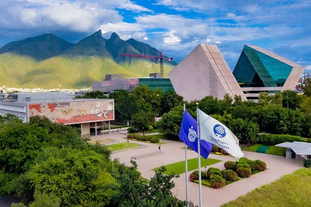 Instalaciones del Tecnológico de Monterrey tomada de forma aérea Foto: pagina oficial del Tecnológico de Monterrey