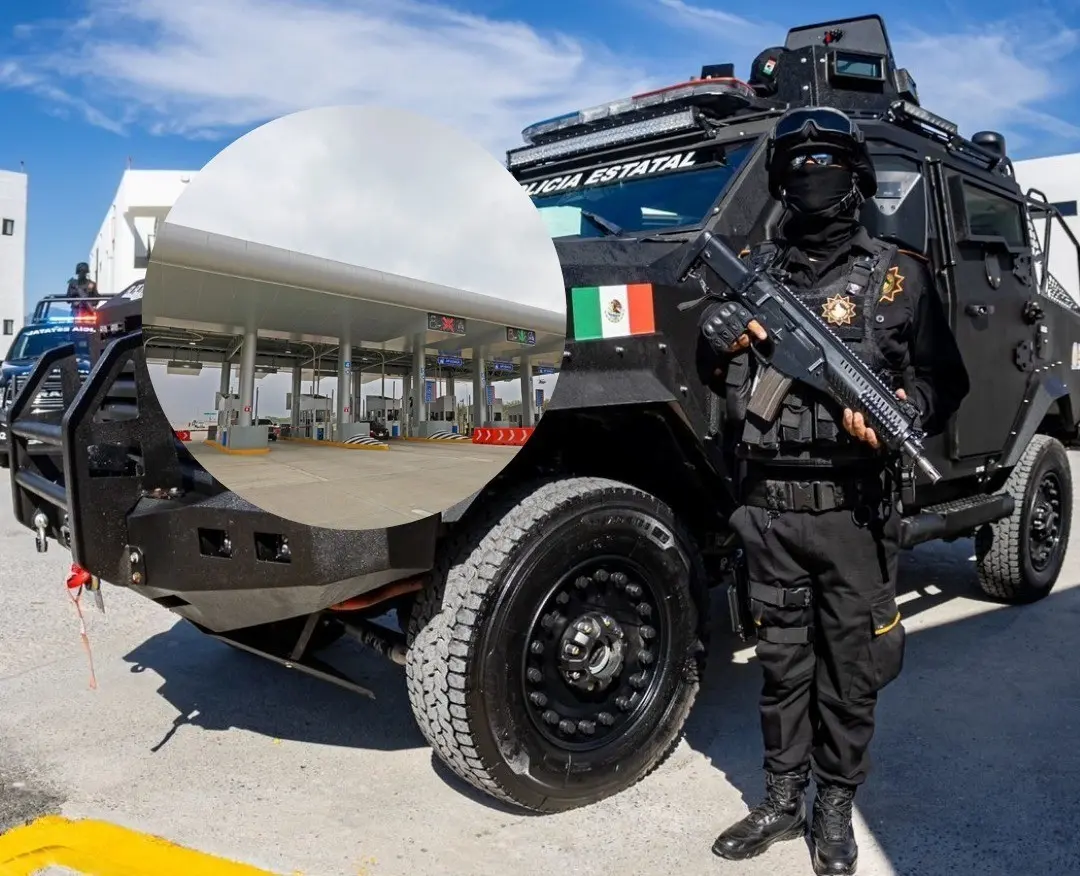 Unidad de Fuerza Civil en un operativo para reforzar la seguridad. Foto: Canva/POSTA MX.