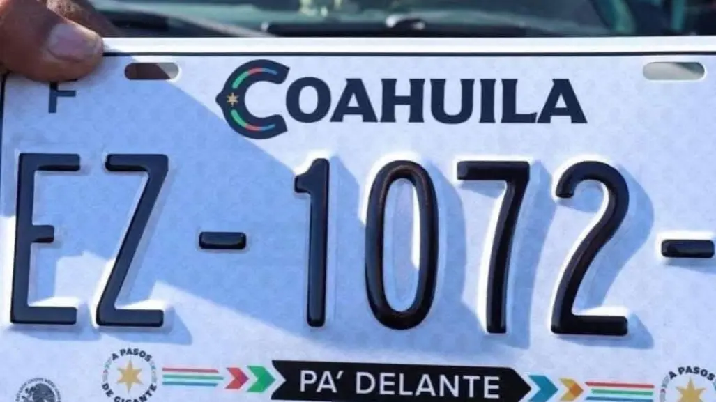 Placas vehiculares en Coahuila: ¿Qué pasa si no pagas en enero?