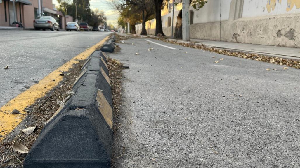 Desaparece la ciclovía en el bulevar Venustiano Carranza