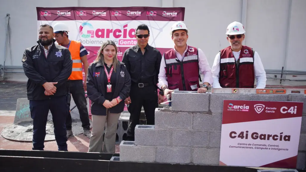 Manuel Guerra Cavazos cumple su compromiso: inicia construcción del C4i en García