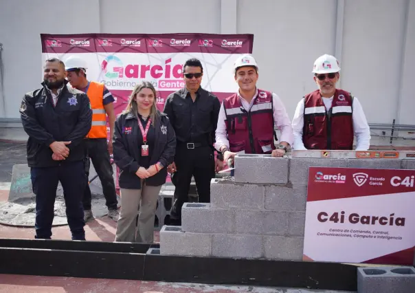 Manuel Guerra Cavazos cumple su compromiso: inicia construcción del C4i en García