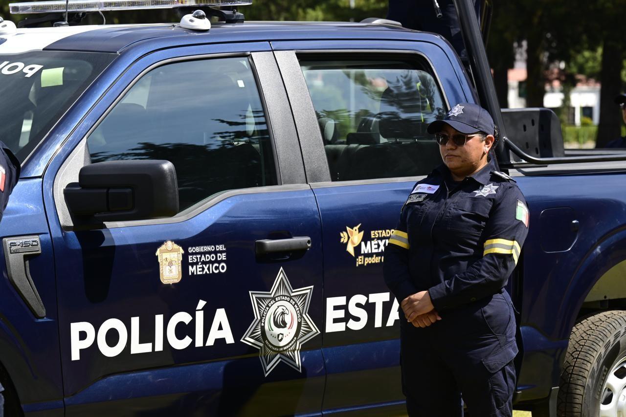 Con la entrega de patrullas se busca mejorar el equipamiento de policías en la entidad. Imagen: GEM