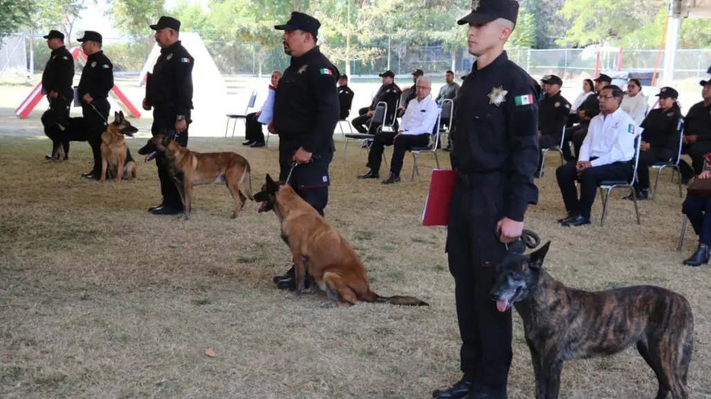 Despiden con honores a Junior, Vane, Frika, Dayra y Darko, retirados del servicio activo