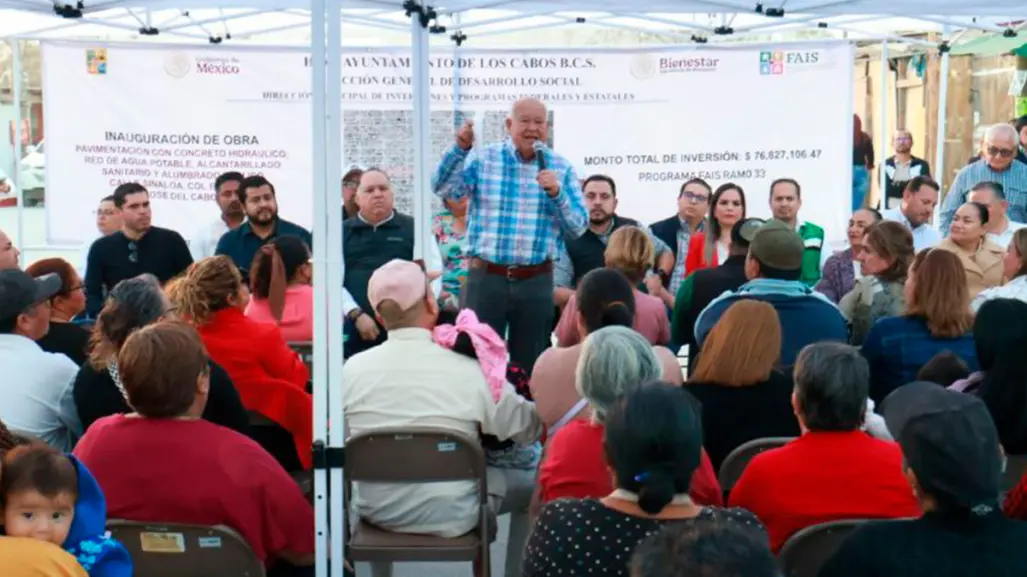 Entrega Gobernador de BCS obras en colonia La Ballena de San José del Cabo; invirtieron casi 80 MDP