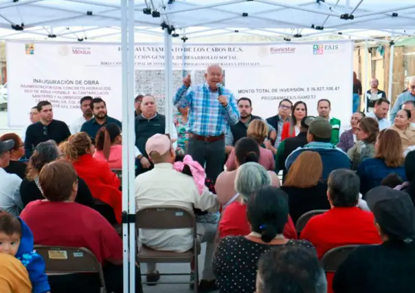 Entrega Gobernador de BCS obras en colonia La Ballena de San José del Cabo; invirtieron casi 80 MDP