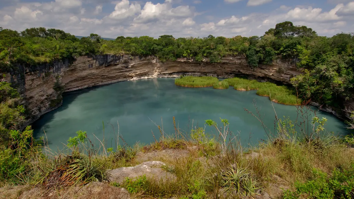 Hay un cenote que no está en Yucatán que es el más profundo del mundo Foto: Turismo Tamaulipas