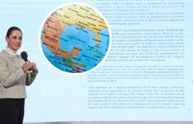 Claudia Sheinbaum revela carta a Google ante posible cambio de nombre de Golfo de México