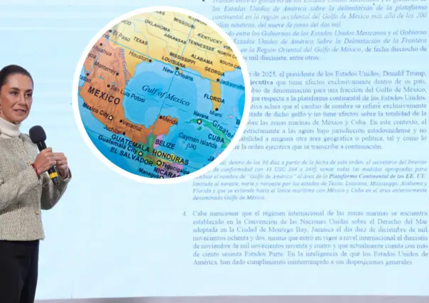 Claudia Sheinbaum revela carta a Google ante posible cambio de nombre de Golfo de México