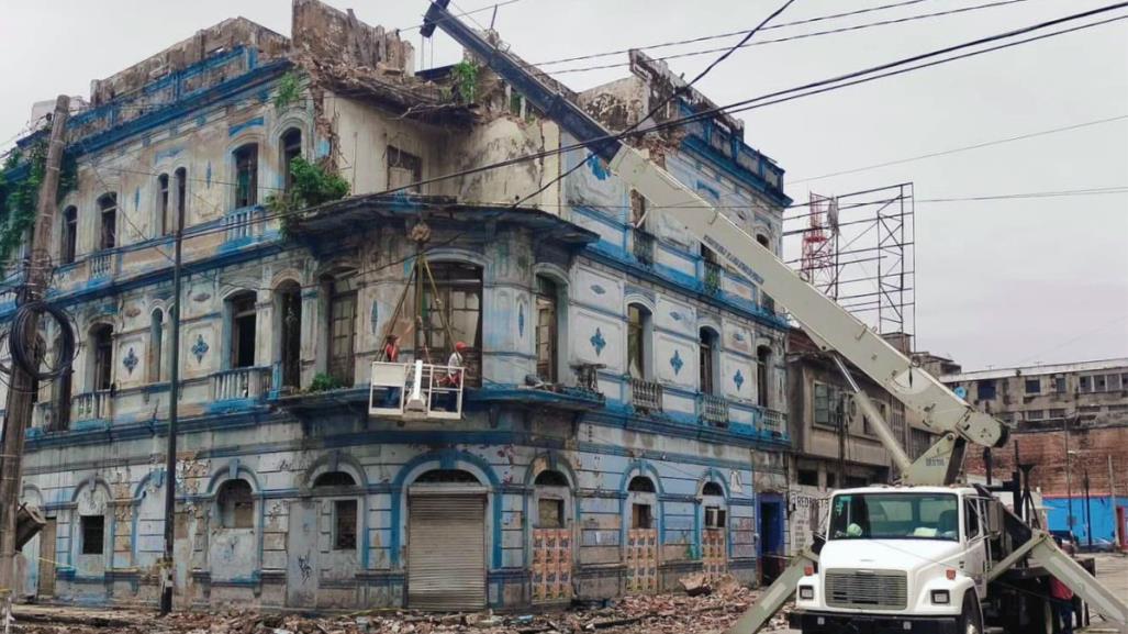 Estos son los edificios antiguos del centro histórico de Tampico que están en riesgo de derrumbe