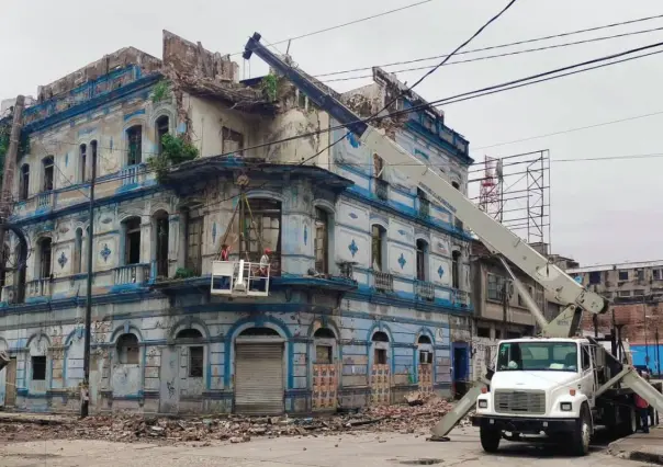 Estos son los edificios antiguos del centro histórico de Tampico que están en riesgo de derrumbe