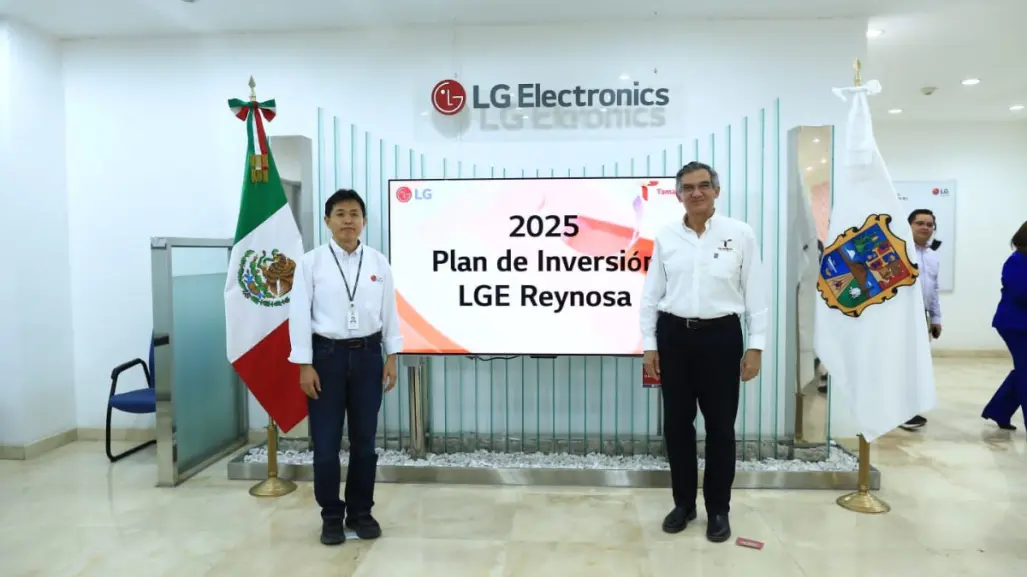 Invertirá LG Electronics 100 MDD en Tamaulipas, generando más de mil 300 empleos