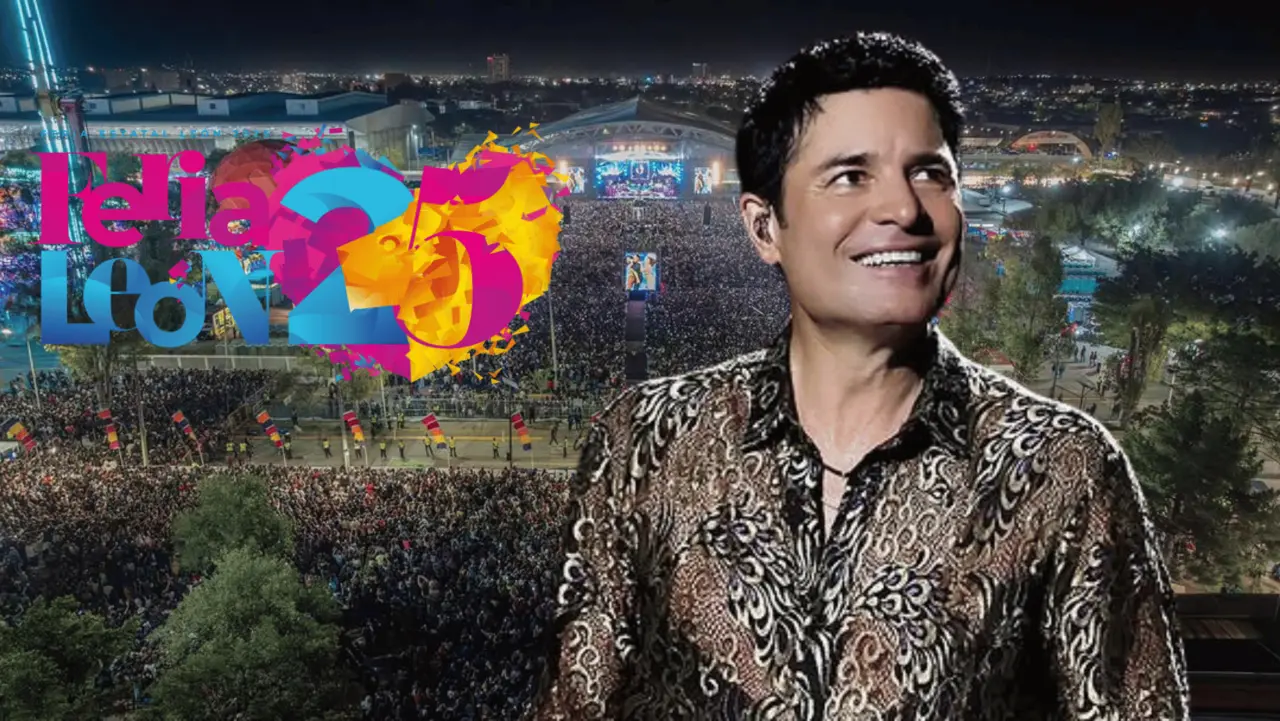 Enloquece Chayanne a más de 20 mil personas en Feria de León 2025. Foto: Feria de León | Instagram - Chayanne.