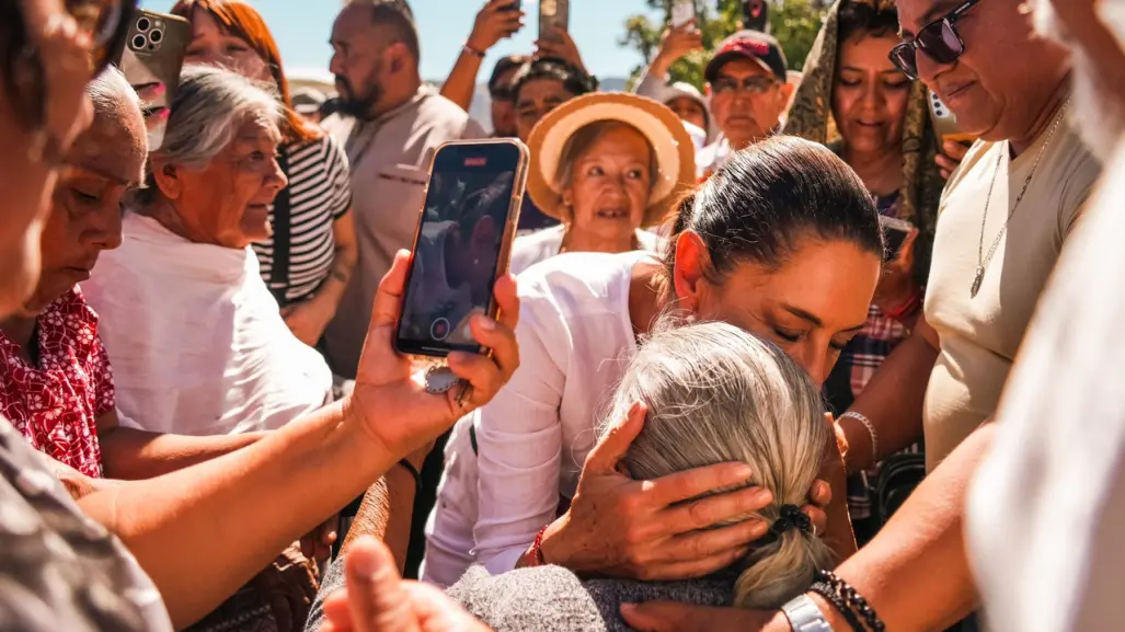 Claudia Sheinbaum, primera presidenta en recorrer la mixteca de Oaxaca