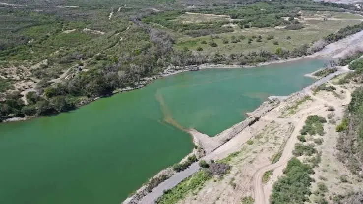 Actualmente, la Presa Libertad se encuentra en la etapa final al tener un 98 por ciento de avance. Foto: Gobierno de Nuevo León.