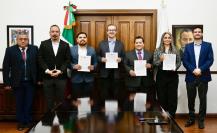 Firman convenio Gobierno de Coahuila, INE e IEC para las elecciones extraordinarias 2025