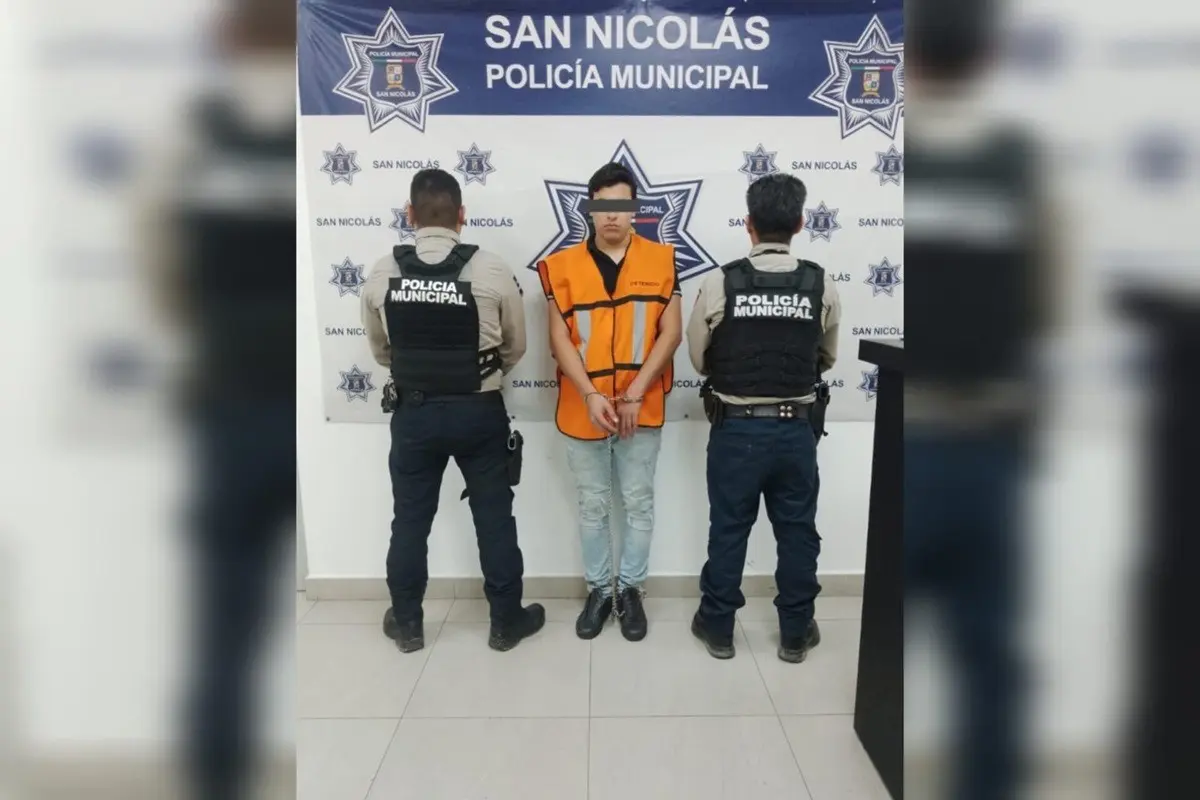 Detienen en Escobedo a presunto asaltante de 6 robos con violencia en San Nicolás