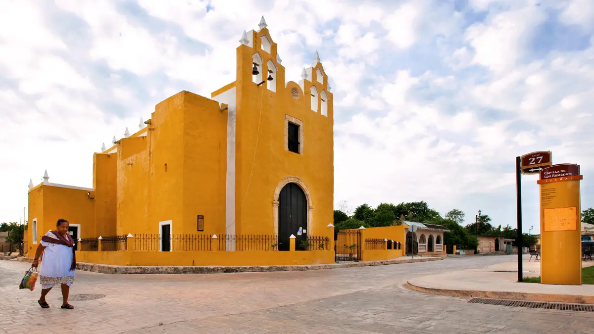 El color amarillo de Izamal es su principal atractivo Foto: Yucatán Turismo