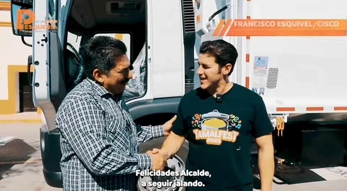 Francisco Esquivel recibe nuevos camiones recolectores de basura para Pesquería