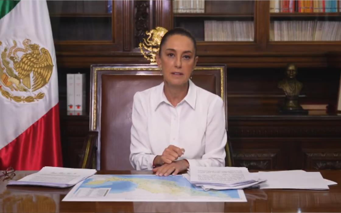 Claudia Sheinbaum acusa a EU de facilitar las armas a grupos delictivos