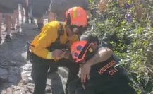Rescatan a hombre tras caída en el Cerro de la Silla por golpe de calor
