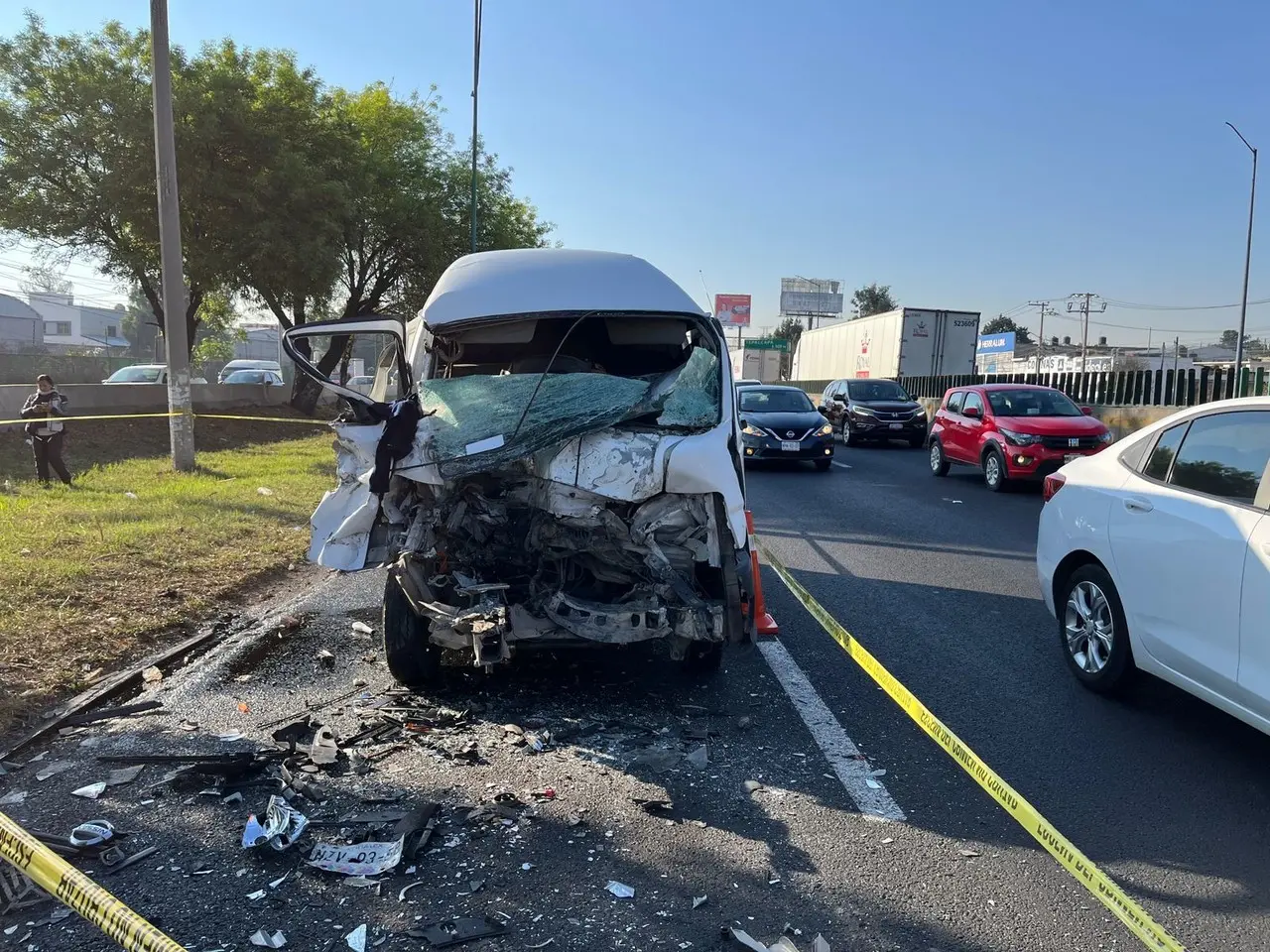 El accidente dejó como saldo una persona fallecida en el municipio de Cuautitlán Izcalli. Imagen: Israel Lorenzana/POSTA