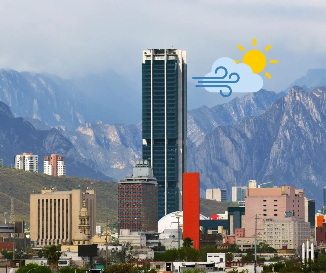 Vista del área metropolitana en Monterrey con un clima templado. Foto: Canva.