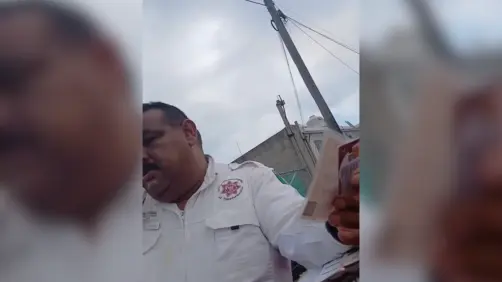 VIDEO | Captan a tránsito pidiendo mordida y lo exponen en redes sociales en Madero