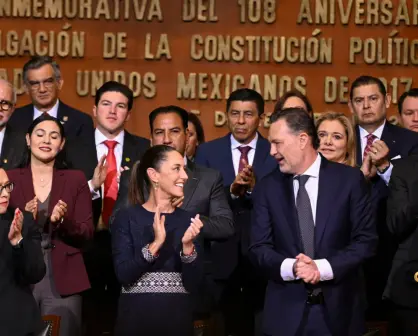 Sheinbaum y gobernadores celebran 108 aniversario de la Constitución en Querétaro