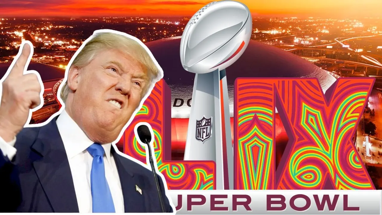 Trump en el Super Bowl. Foto: POSTA México