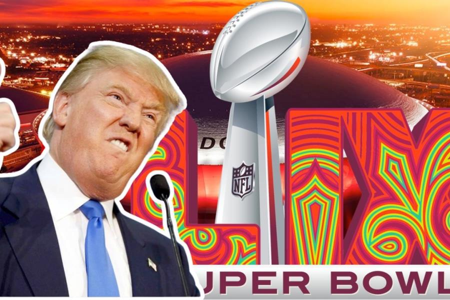 ¡Hará historia! Donald Trump, el primer presidente de los Estados Unidos en acudir al Súper Bowl