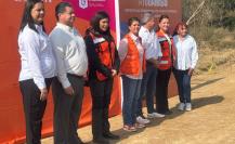 Colocan la primera piedra de las canchas de fútbol del centro comunitario La Estanzuela