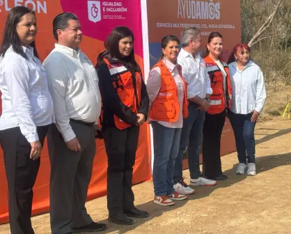 Colocan la primera piedra de las canchas de fútbol del centro comunitario La Estanzuela