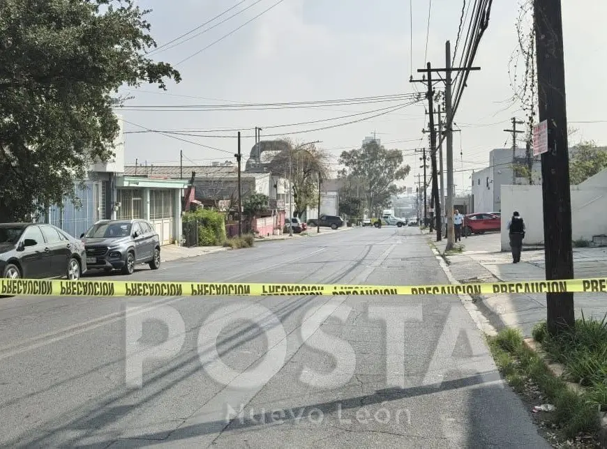 Zona donde se encontraron los explosivos en Monterrey. Foto: POSTA MX.