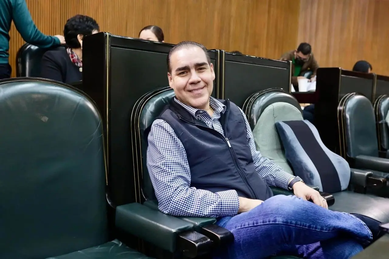 Coordinador de los diputados locales del PRI, Heriberto Treviño Cantú. Foto: Armando Galicia