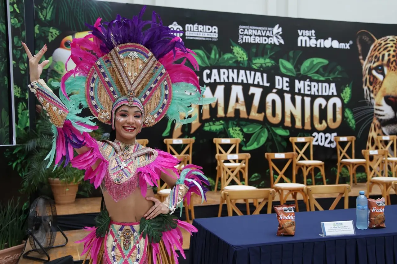 El evento que abre con la fiesta del Carnaval de Mérida 2025 es la coronación de los reyes y este año promete ser  una experiencia que une diversión, conciencia ecológica y respeto por la naturaleza.- Fuente Comité Del Carnaval de Mérida