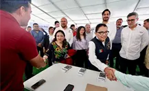 México te abraza: Supervisan centro de atención a migrantes en Reynosa