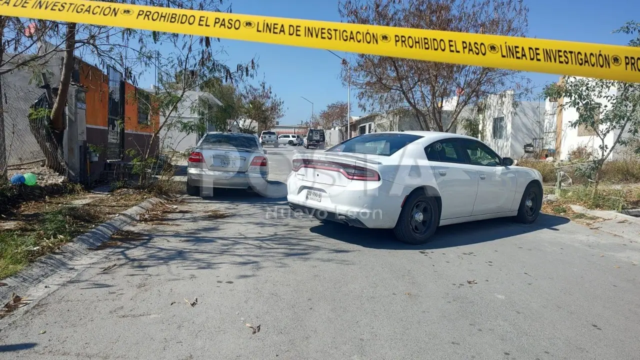 Movilización de policías en el municipio de Ciénega de Flores. Foto: Raymundo Elizalde