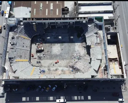 Así va la demolición de la Arena Coliseo en Monterrey l VIDEO