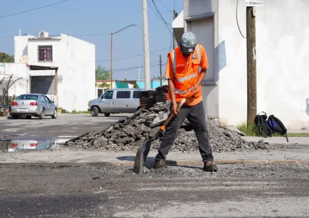 Félix Arratia avanza en el proyecto de pavimentación y bacheo en el municipio de Juárez