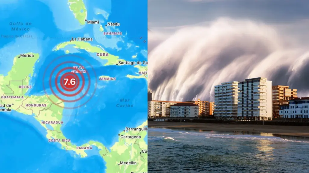 Emiten alerta de tsunami para la Riviera Maya por sismo en el Caribe