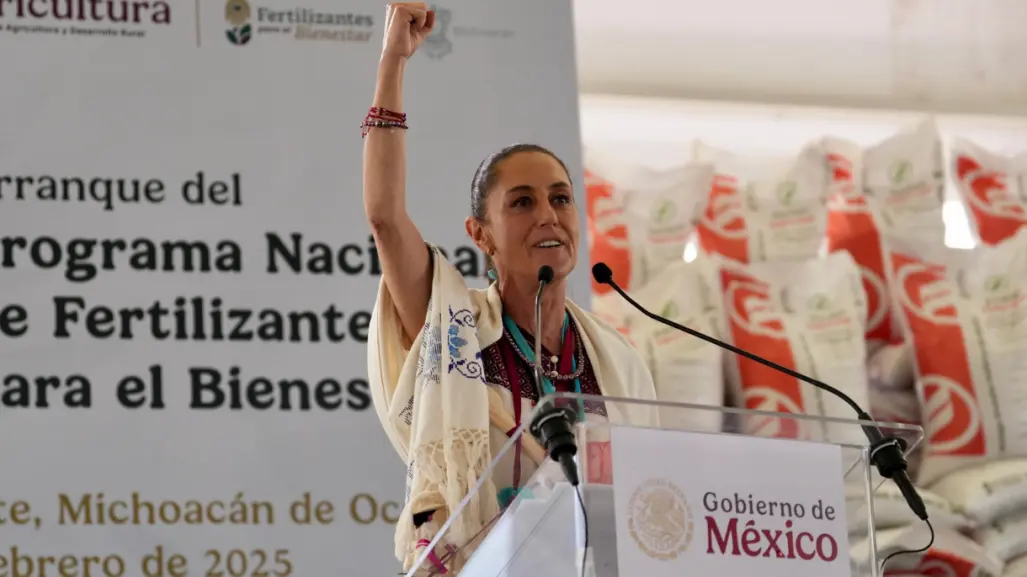 Sheinbaum hace entrega del programa nacional de Fertilizantes para el Bienestar en Michoacán